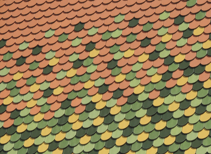 asphalt shingles roof closeup